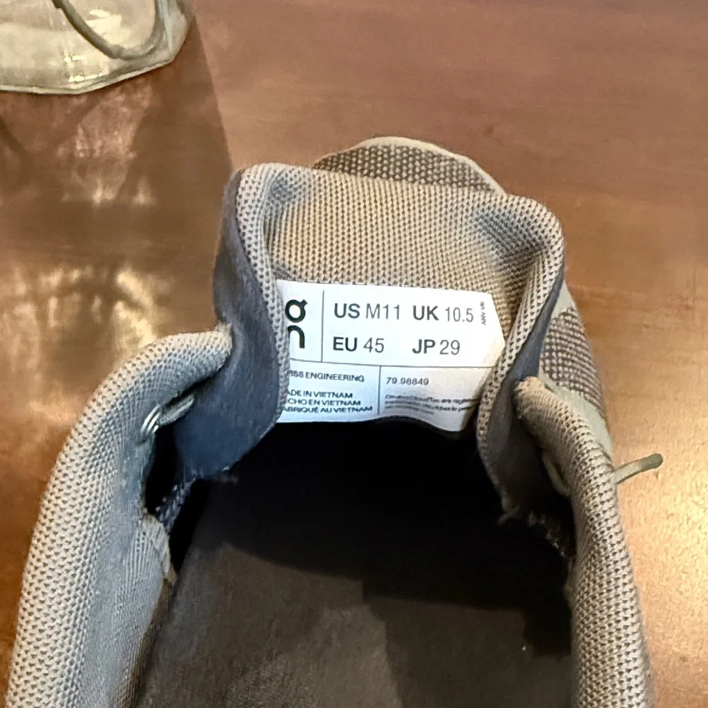 On cloud Running Men's green Athletic Shoes - Picture 6 of 7